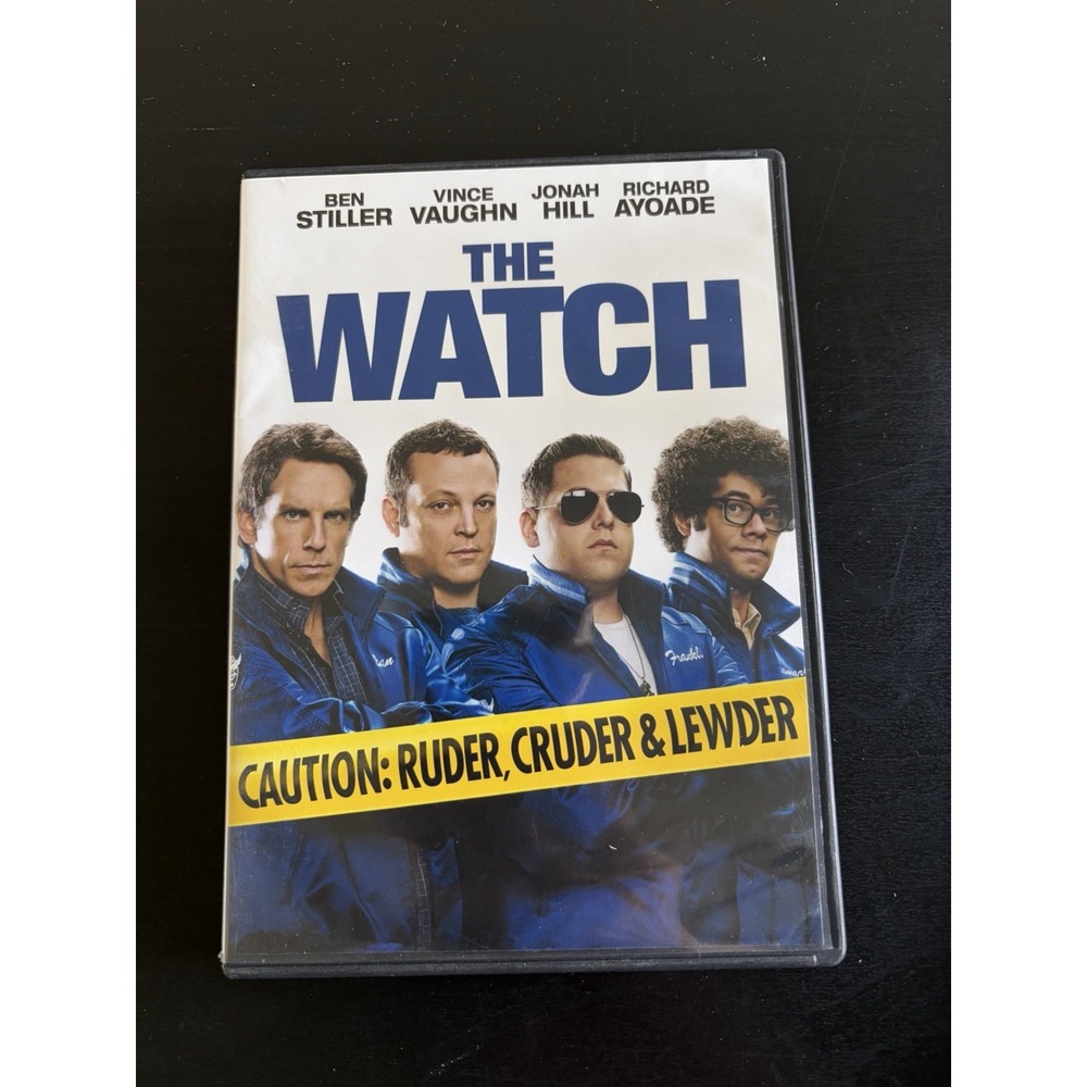The Watch (DVD, 2012, Widescreen) Action Comedy Movie Ben Stiller Jonah Hill